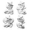 Stampi per gessetti profumati animaletti Pr247 cm. 4.5 cad.