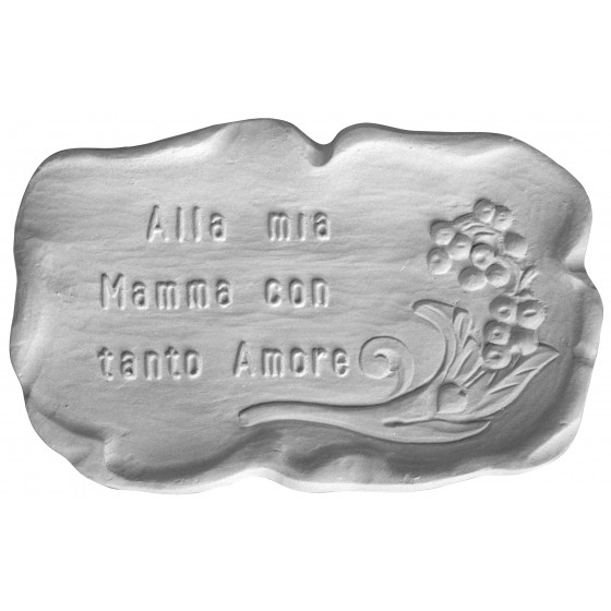 Stampo in gomma alla mia mamma PR 131 cm.24