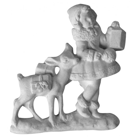 Stampo in gomma bambina Pr 64 cm.12