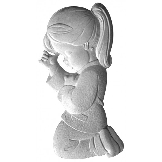 Stampo in gomma bambina che prega Pr 86 cm.17
