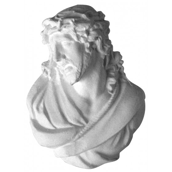 Stampo in gomma volto di cristo P1 cm.9.5