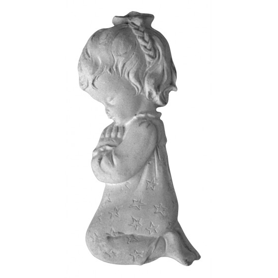 Stampo in gomma bambina che prega P122 cm.11