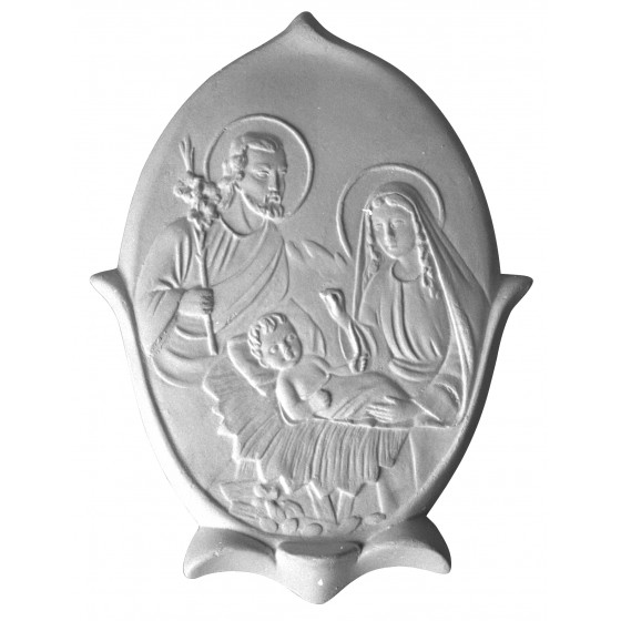 Stampo in gomma Sacra Famiglia P 63 cm.20