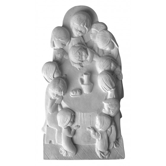 Stampo in gomma per gesso ultima cena P 83 cm.25.5