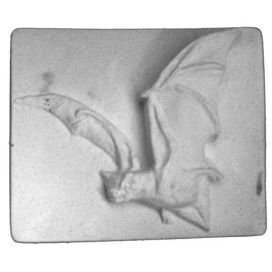 Stampo in gomma pipistrello Pr 213 cm.7.5*9