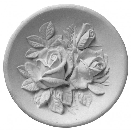 Stampo in gomma piatto di rose Pr 54 cm.15