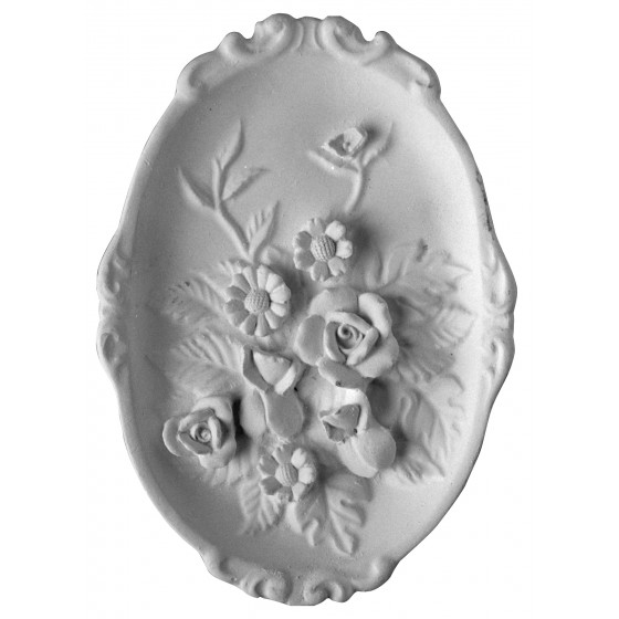 Stampo in gomma piatto di fiori Pr 70 cm.17