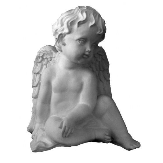 Stampo per il gesso angelo seduto con ali T 245